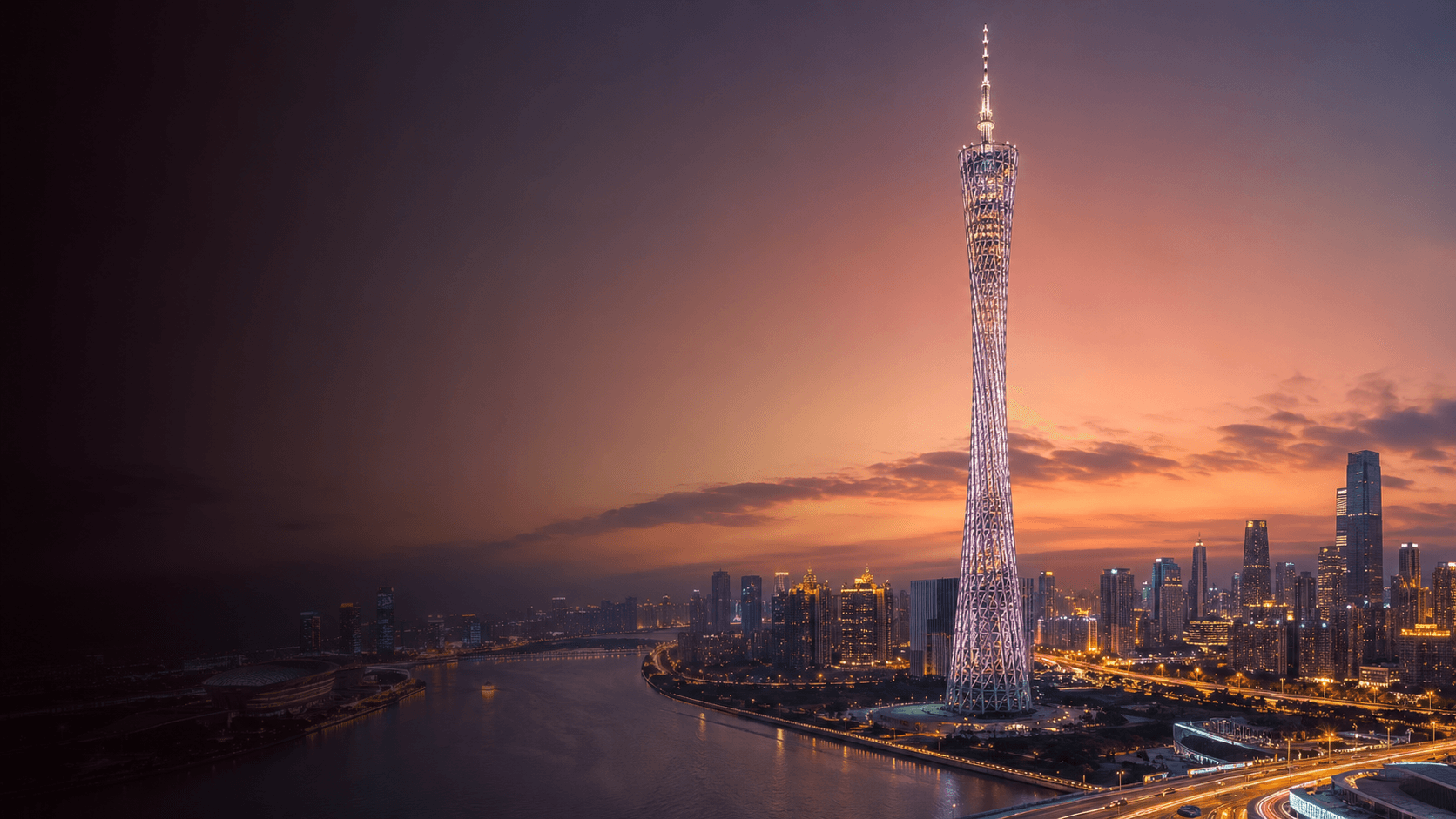 Canton Tower, Guangzhou, Cina